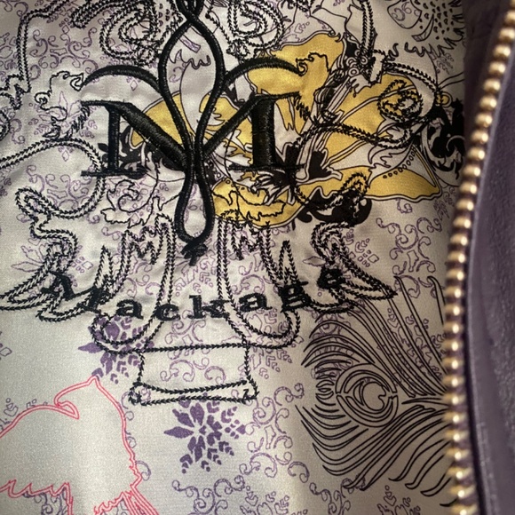 Mackage Leather Jacket Women’s Purple Size XS - Picture 7 of 11